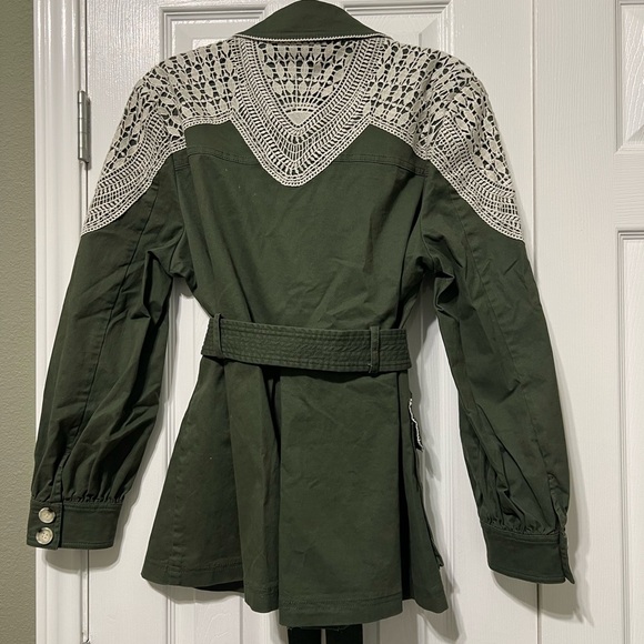 Veronica Beard Vanna Woven Canvas Jacket - Picture 7 of 8